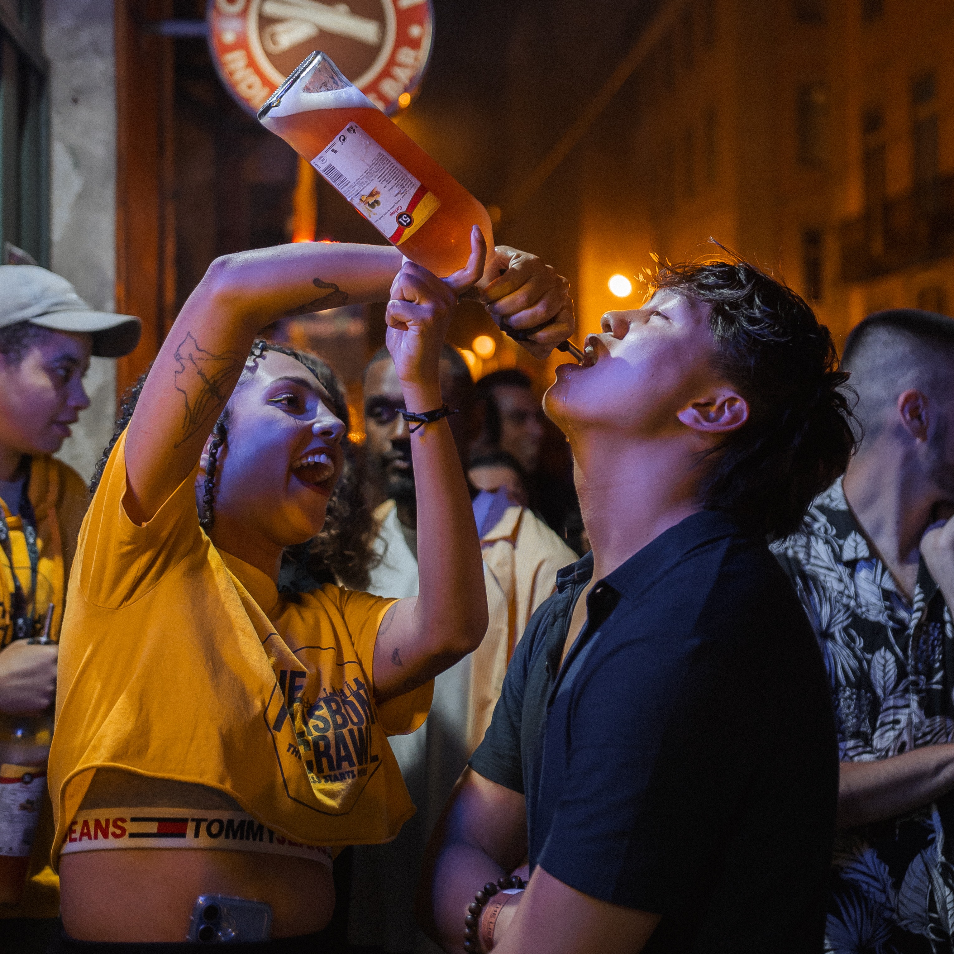 Cartel oficial del evento 4th of July Pub Crawl in Lisbon