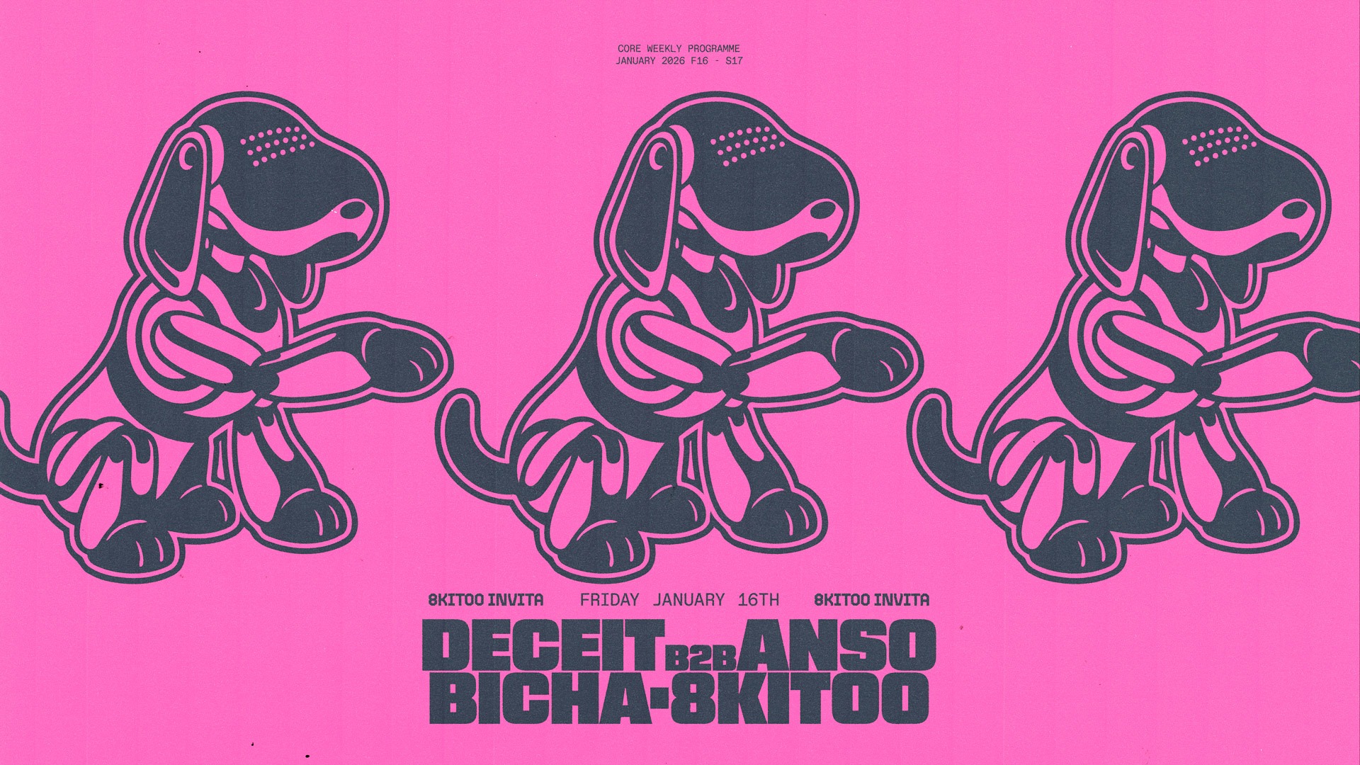 8kitoo invita: Deceit b2b Anso + Bicha