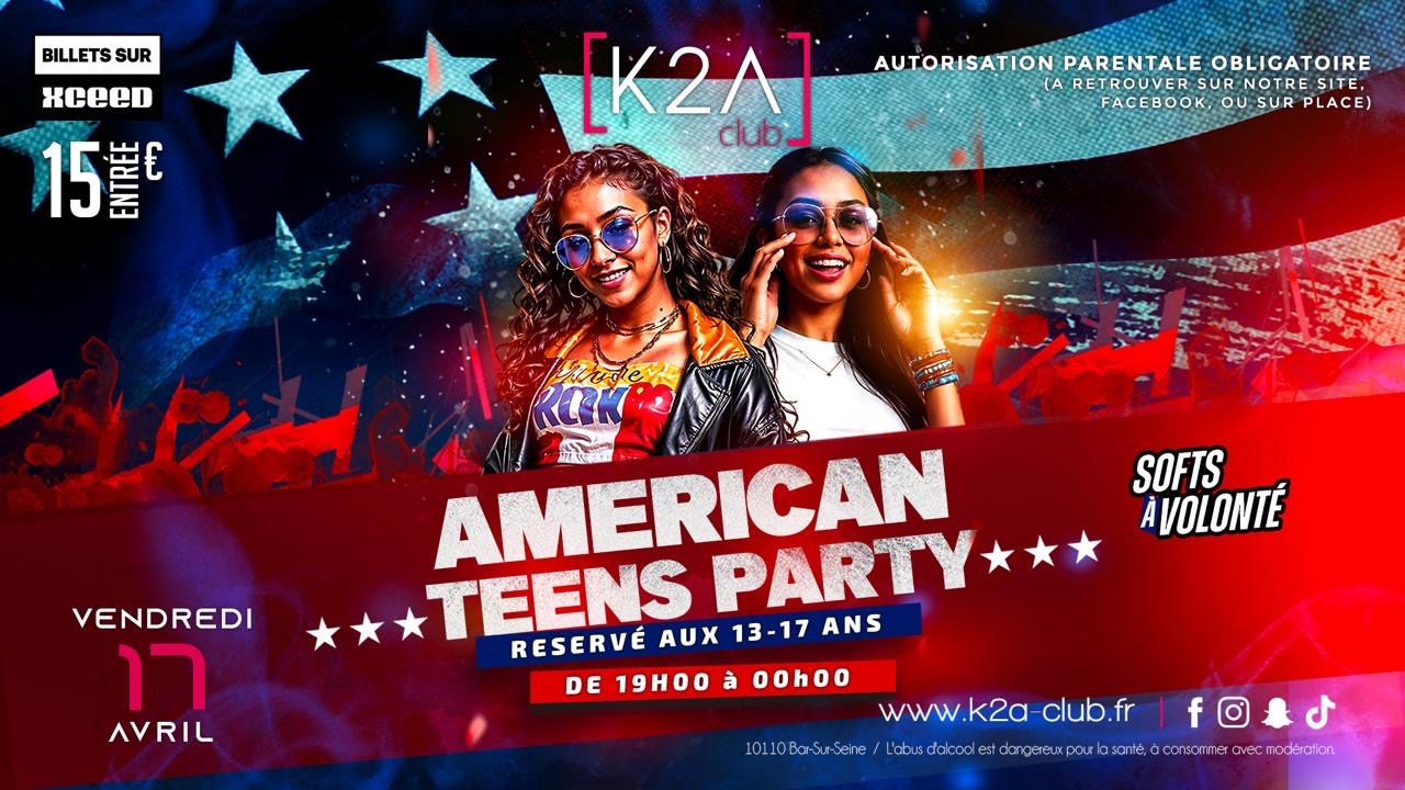 Offizielles Cover des Events AMERICAN TEENS PARTY