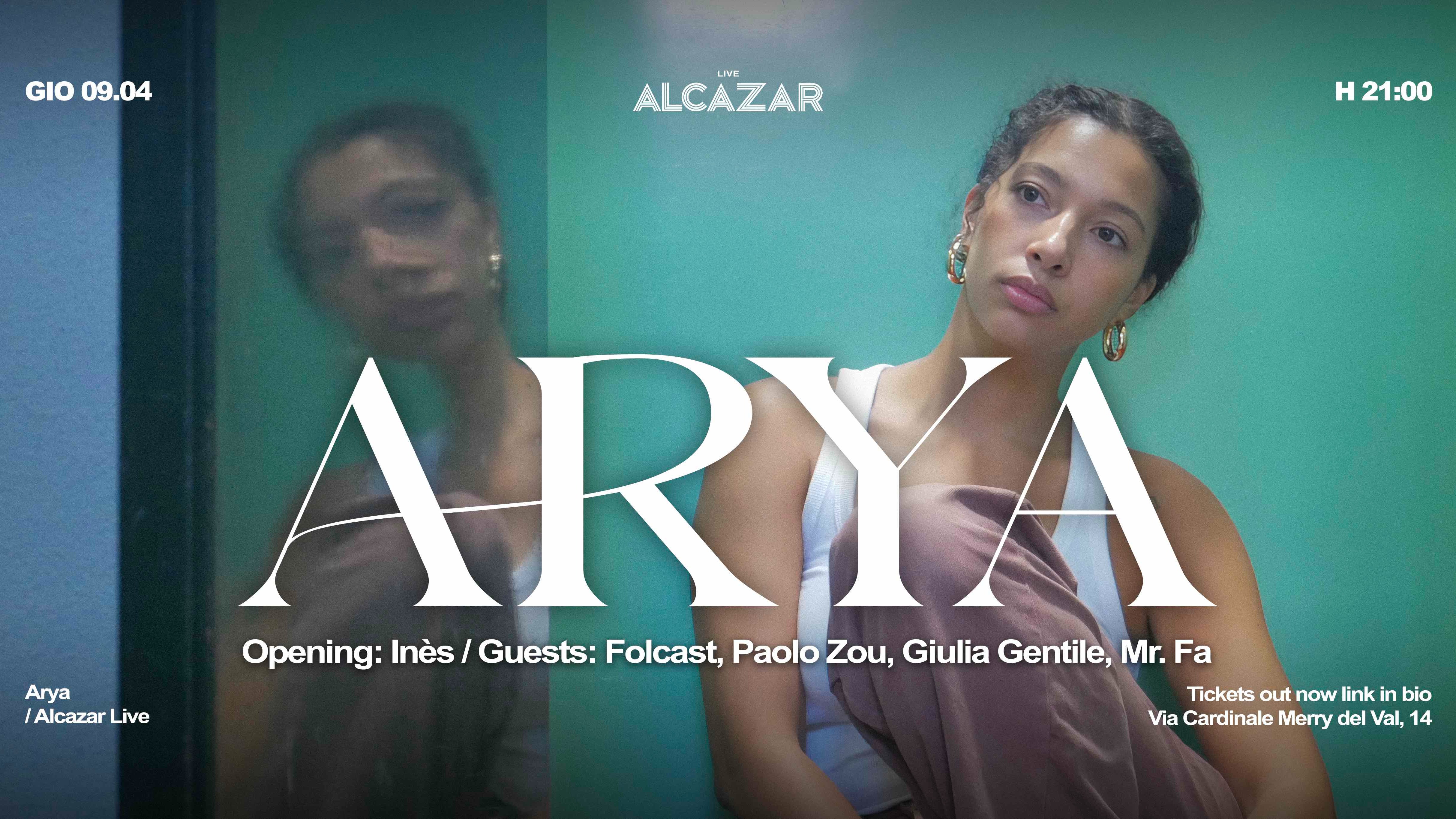 Arya - Alcazar Live Trastevere