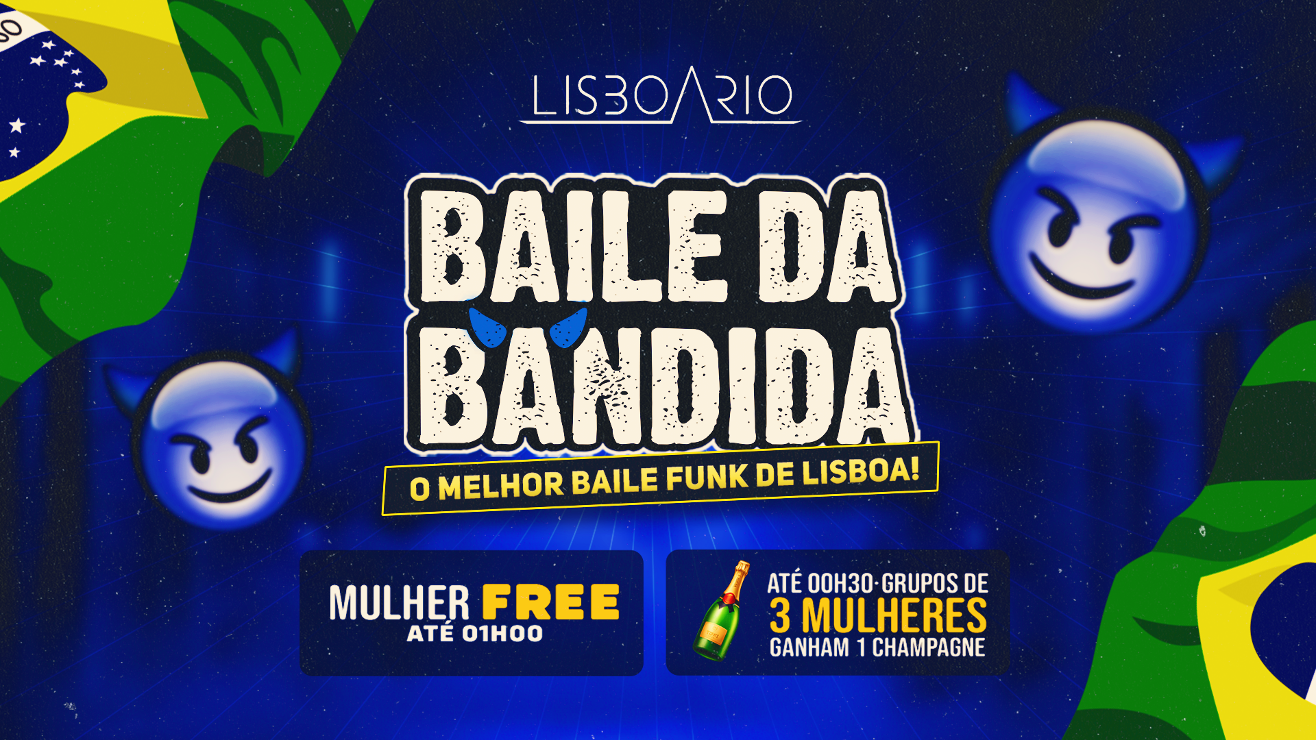 Official cover of the event  Baile da Bandida  - Baile Funk - Elas free até a 1am