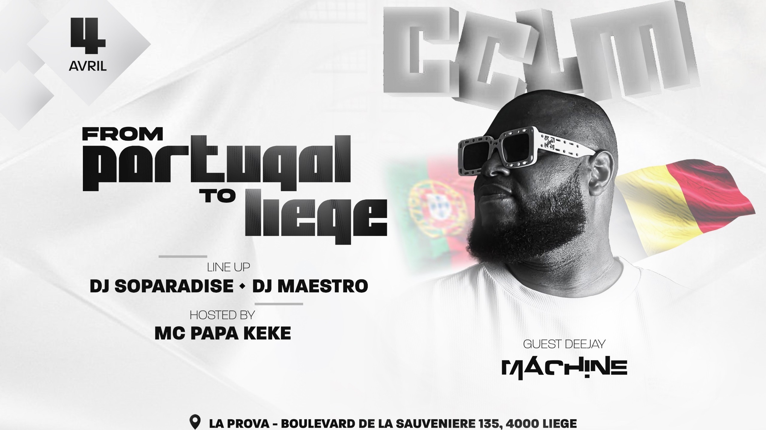 CCLM X DJ Machine 🇵🇹 | 4 Avril