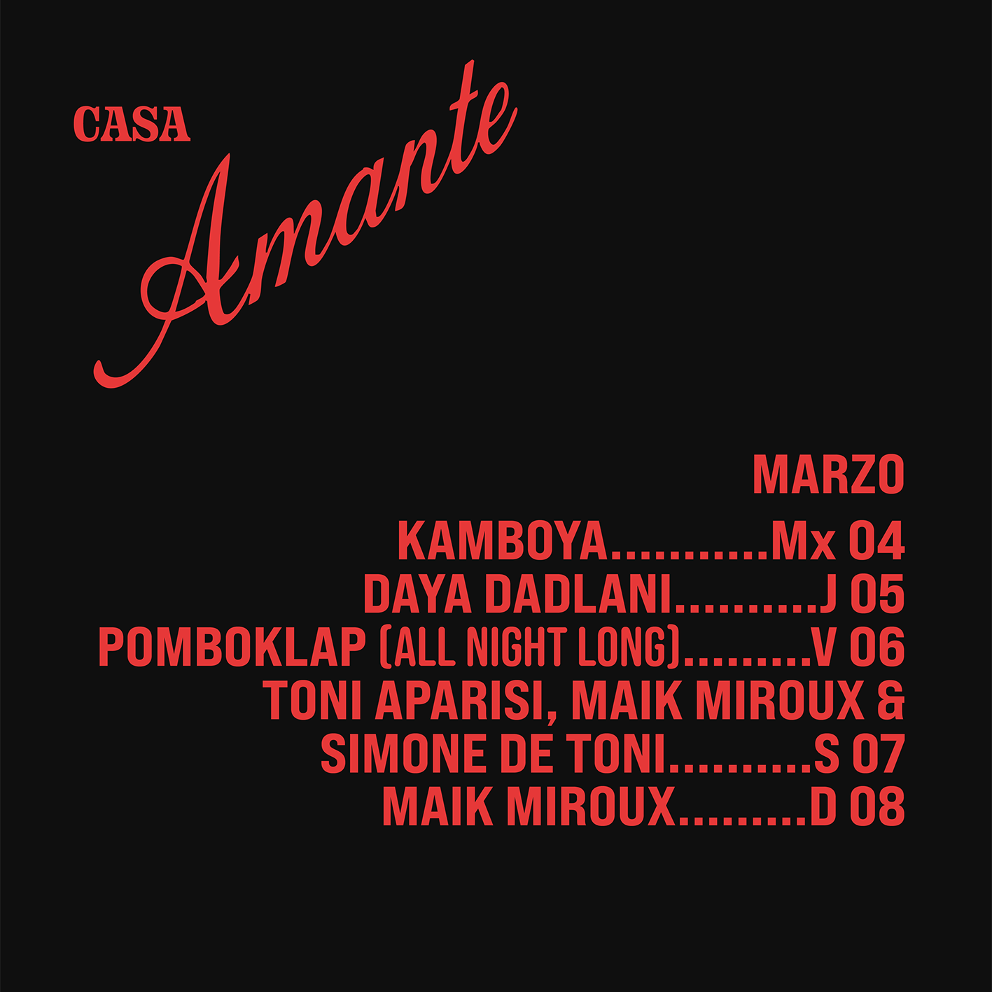 Cócteles & Bailes / MAIK MIRAUX