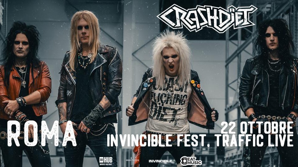 Crashdiet | 22 ottobre | Traffic Live