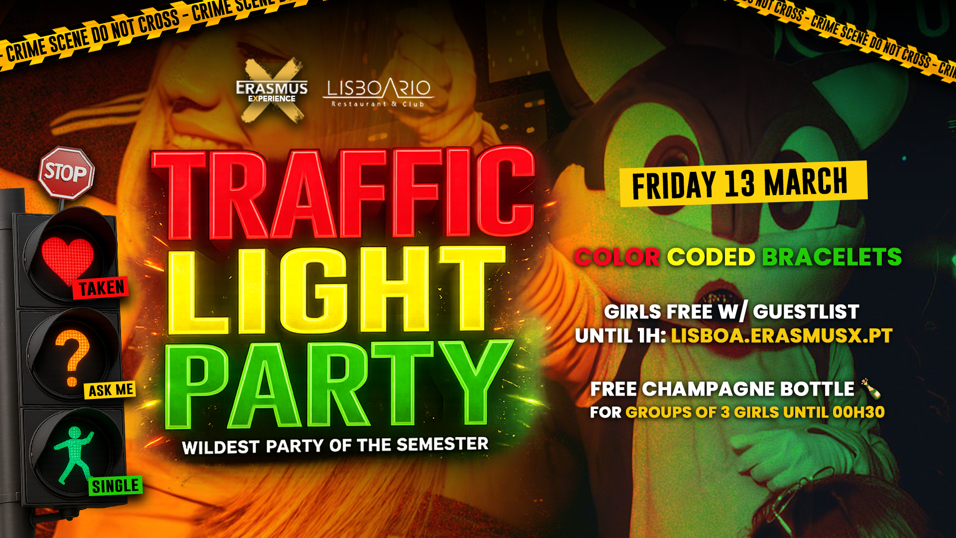 ERASMUS | TRAFFIC LIGHT PARTY