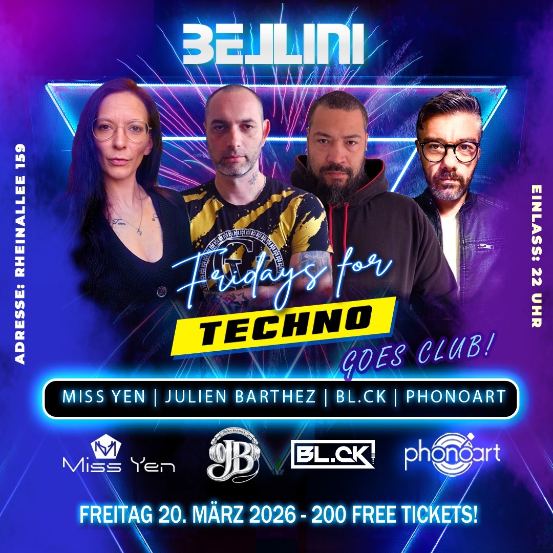 FRIDAYS FOR TECHNO FREERAVE