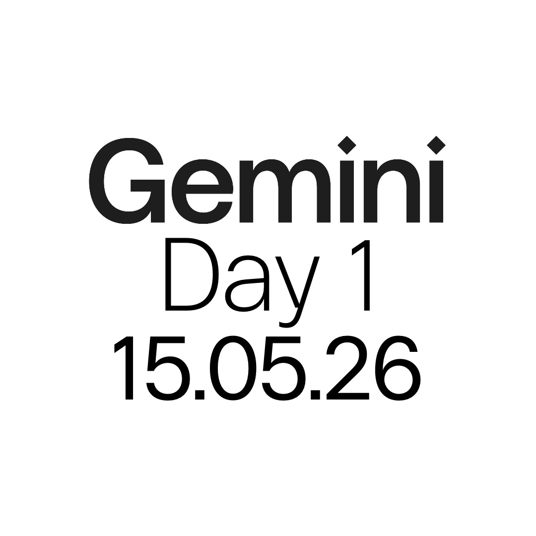 Gemini Festival 2026 | Day01