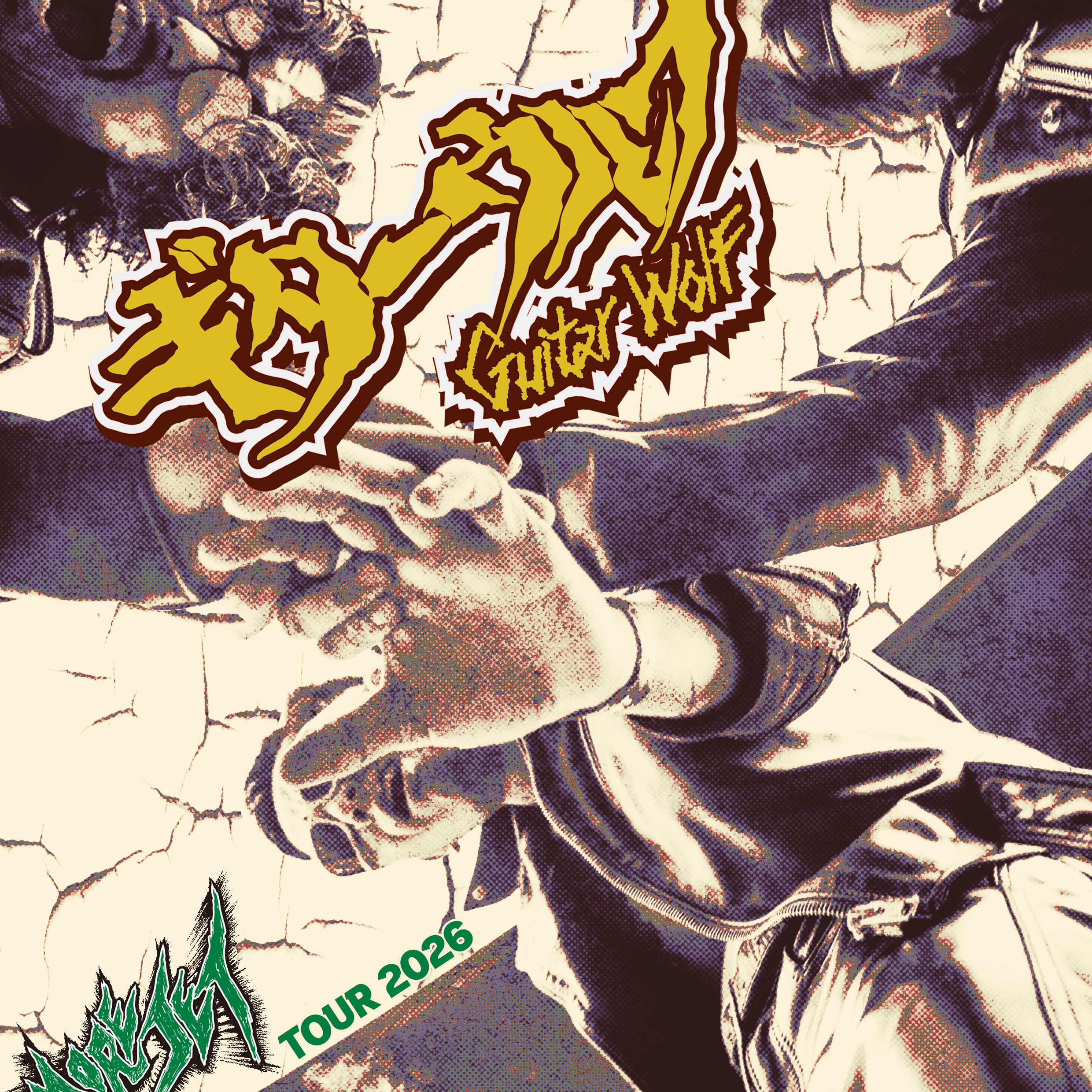 GUITAR WOLF Live @ Monk Roma 