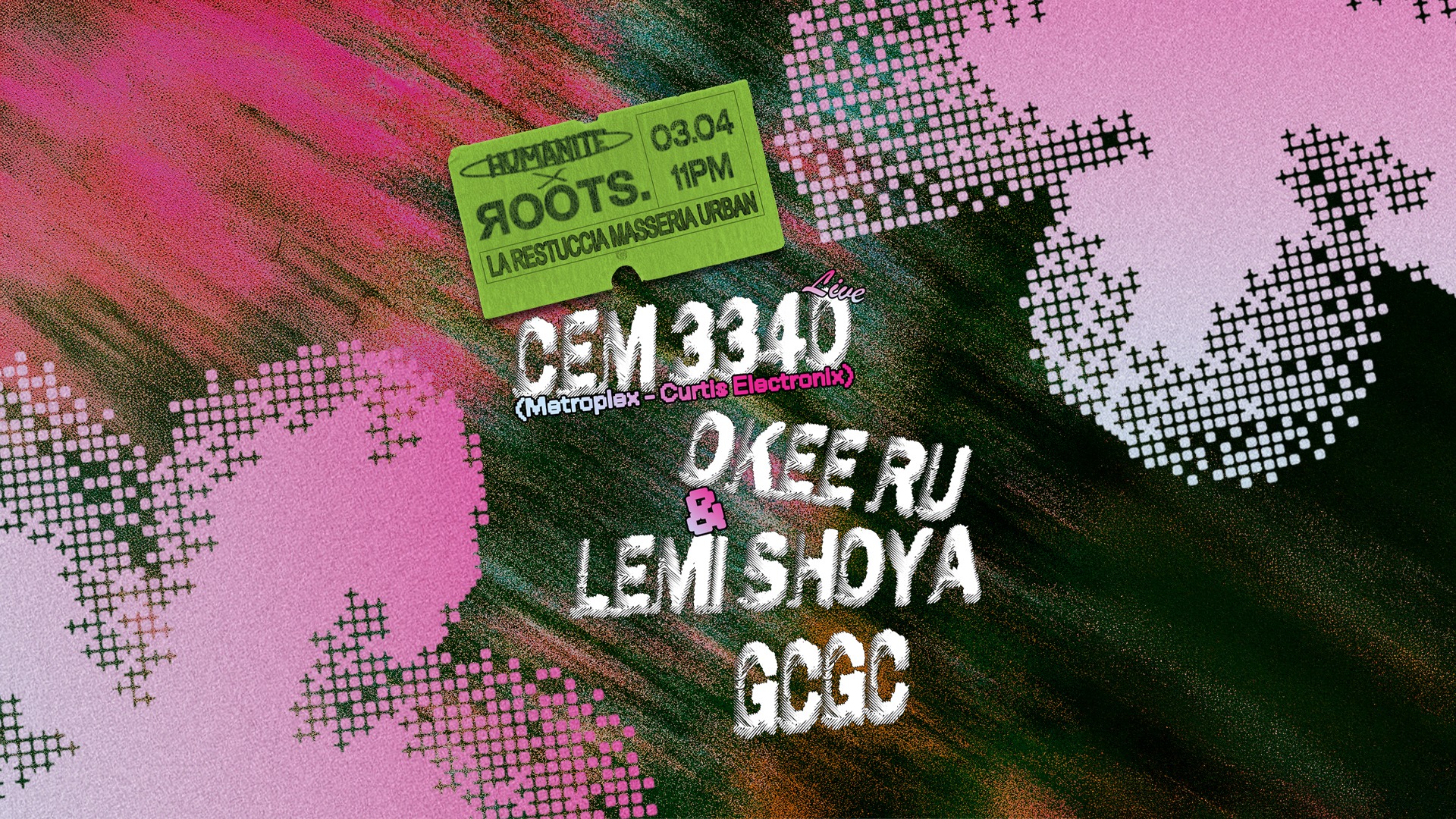 Humanite X Roots w/CEM3340 live