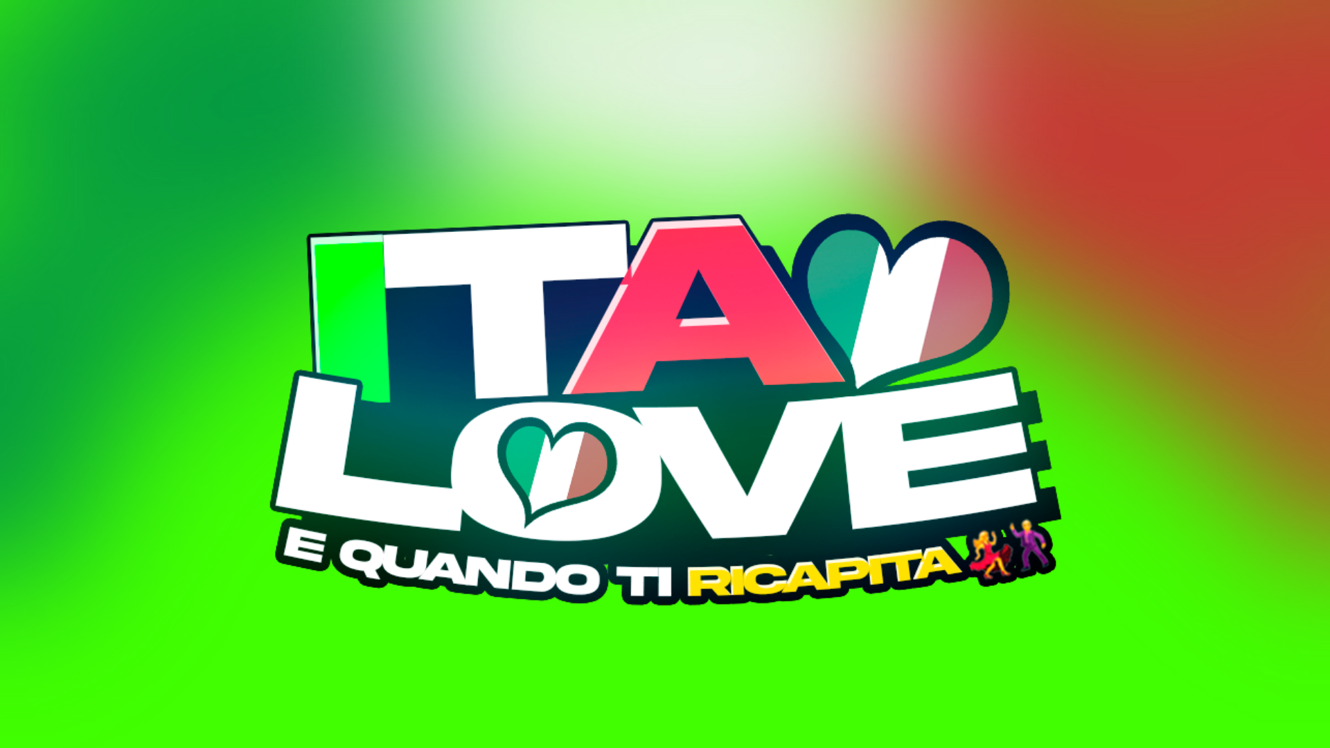 Cartaz oficial do evento ITALOVE - Italian Party 