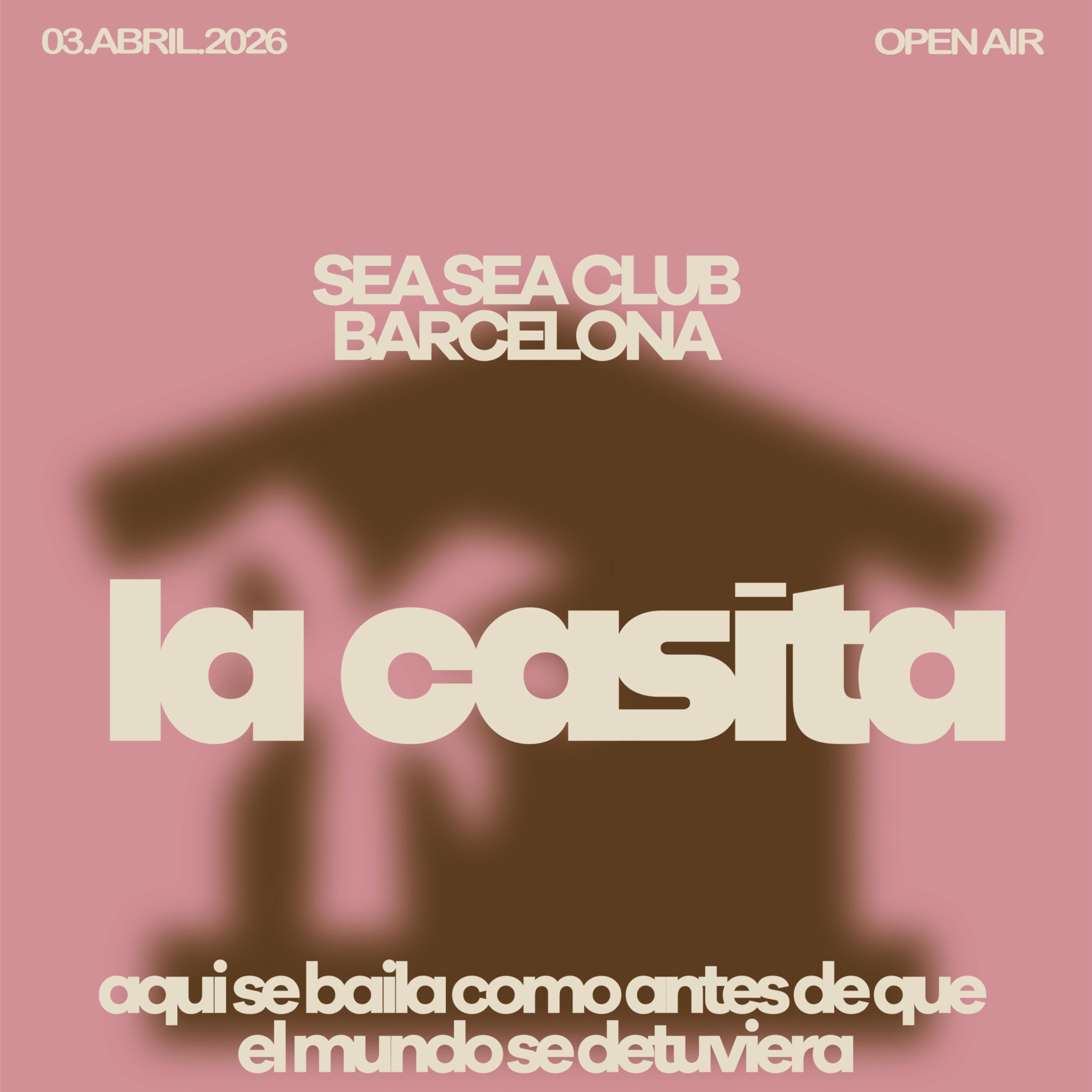 Cartel oficial del evento LA CASITA | 16:30-22:30h