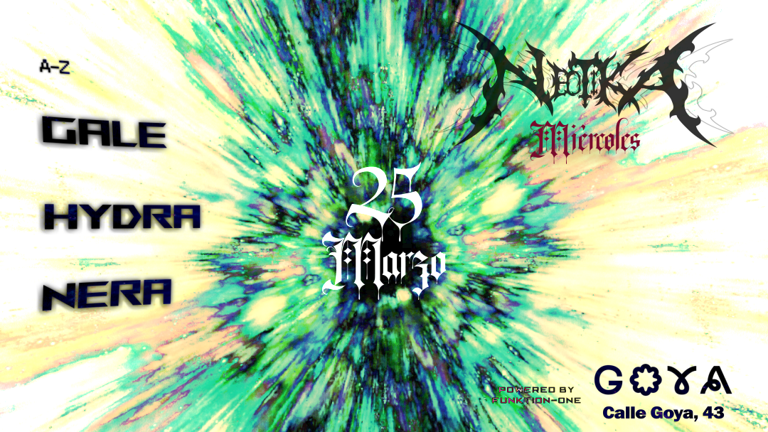 Cartel oficial del evento Neotika G-0077