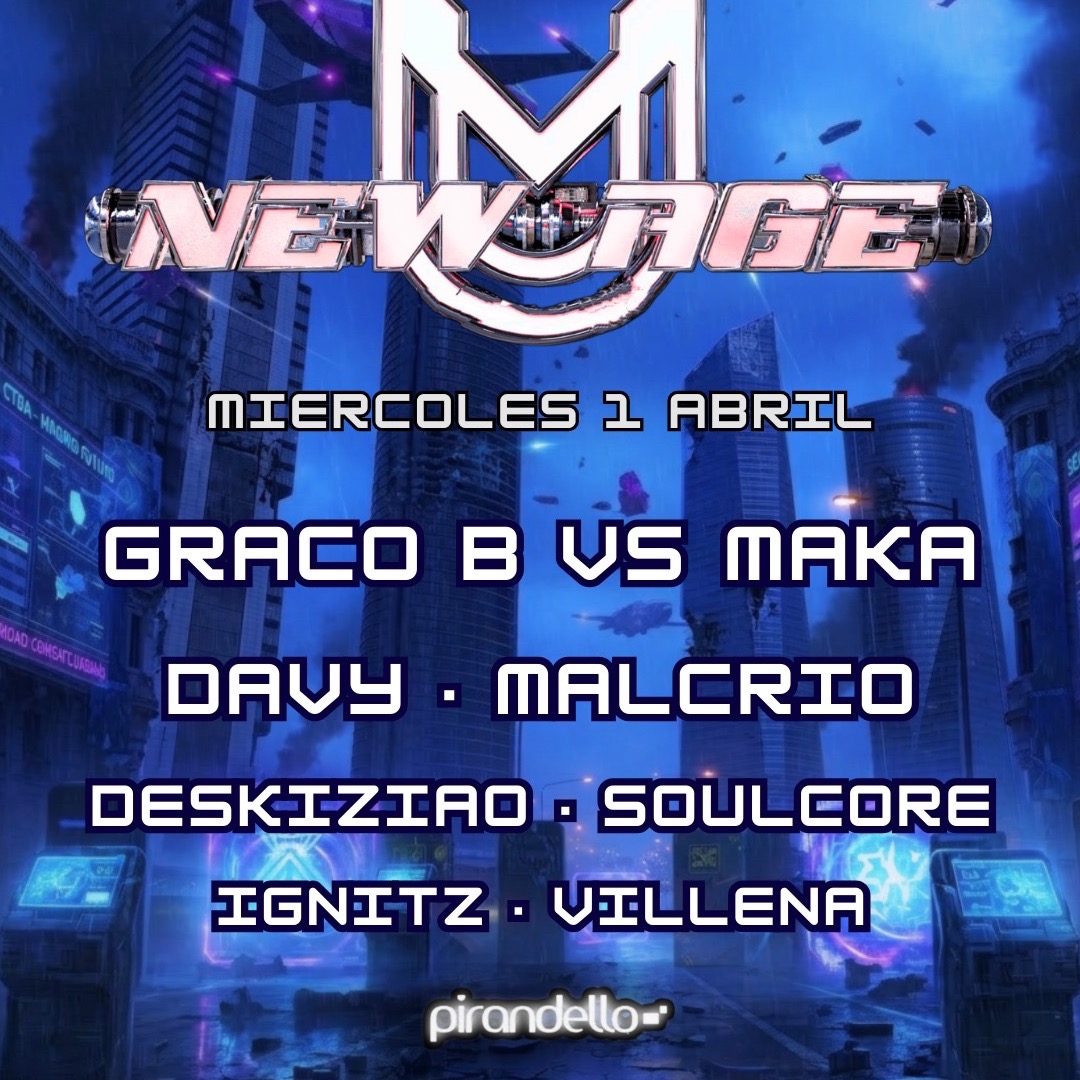 Cartaz oficial do evento NEW AGE