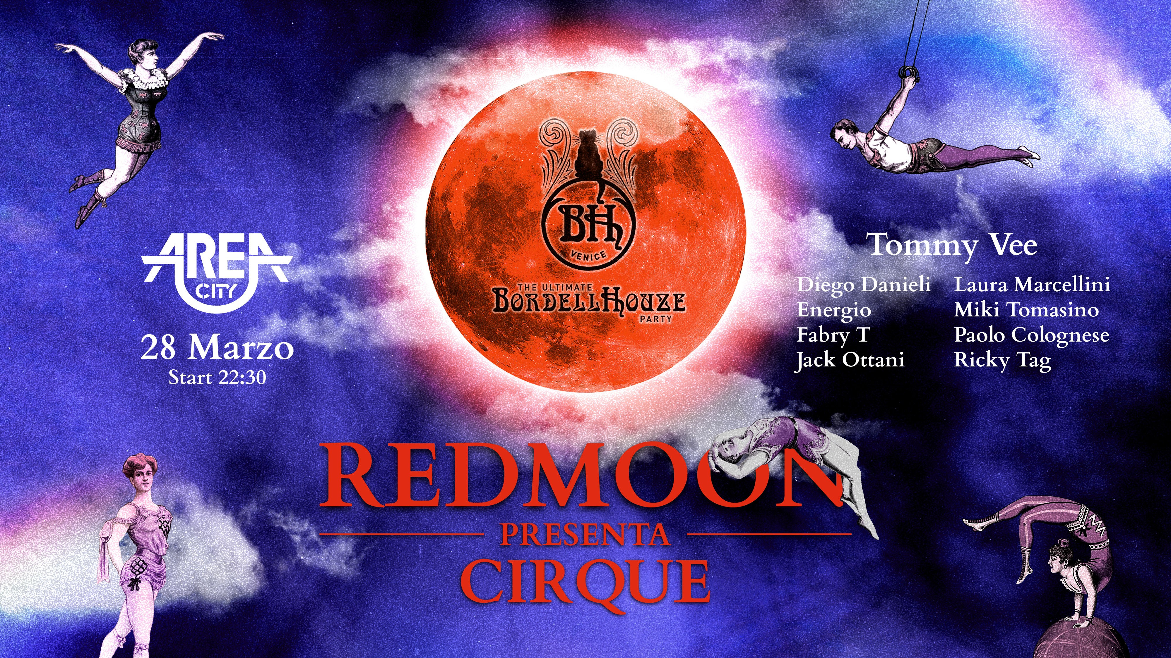 Redmoon / CIRQUE / Area City 28.3.2026