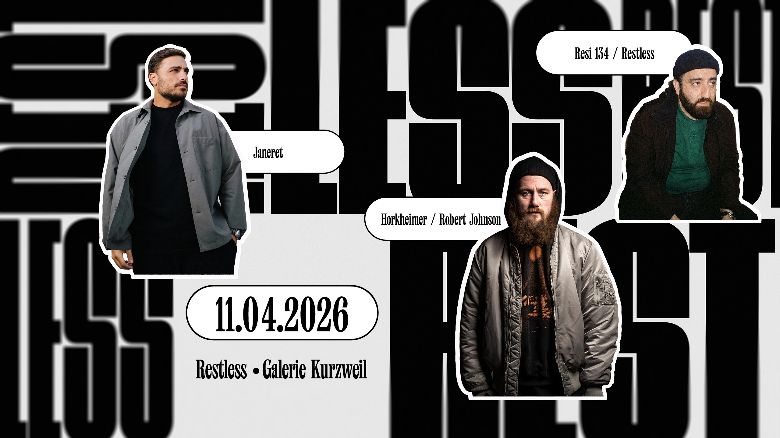 Couverture officielle de l'événement Restless meets Janeret