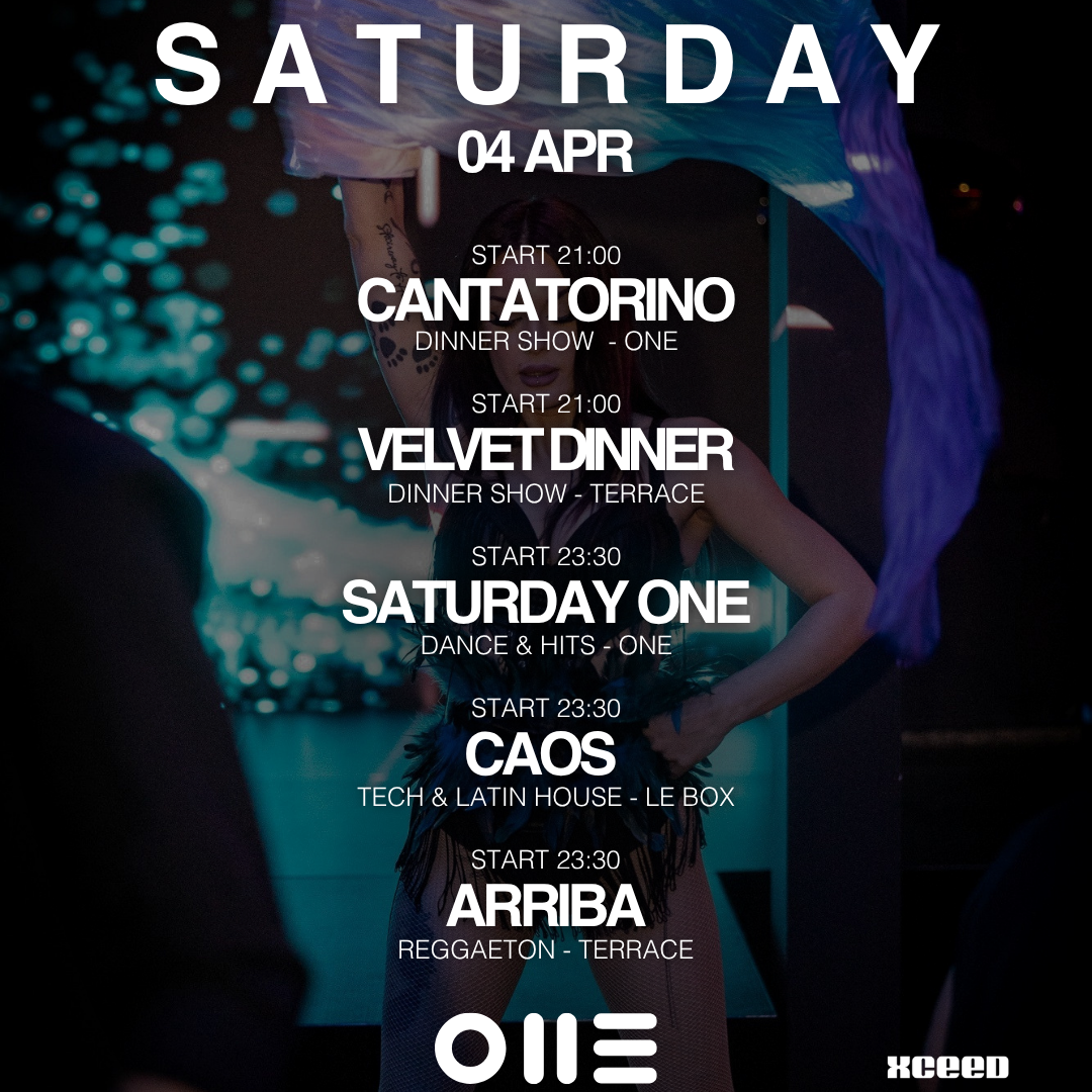 SATURDAY ONE - CAOS - ARRIBA