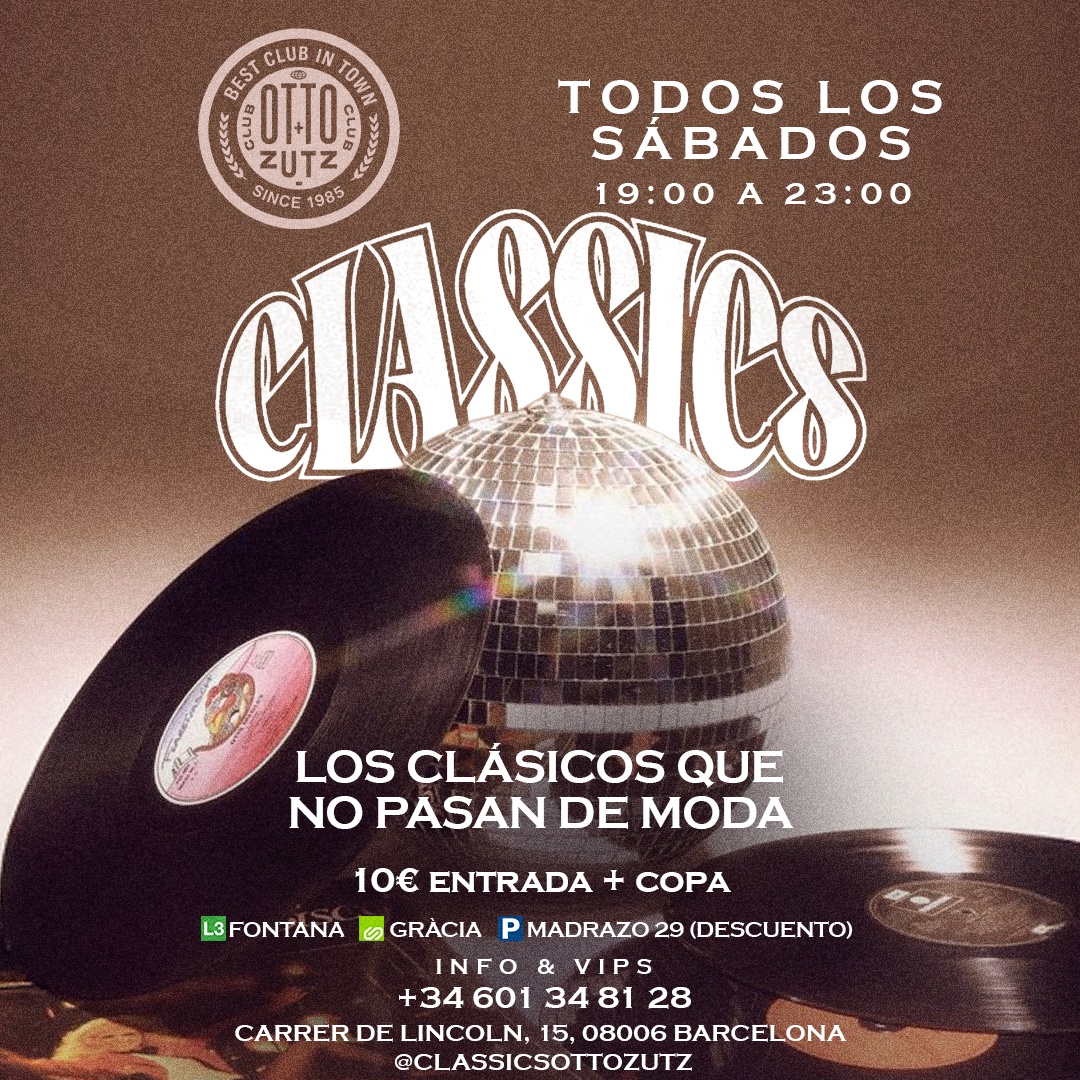 Tardeo en Zona alta | classics 