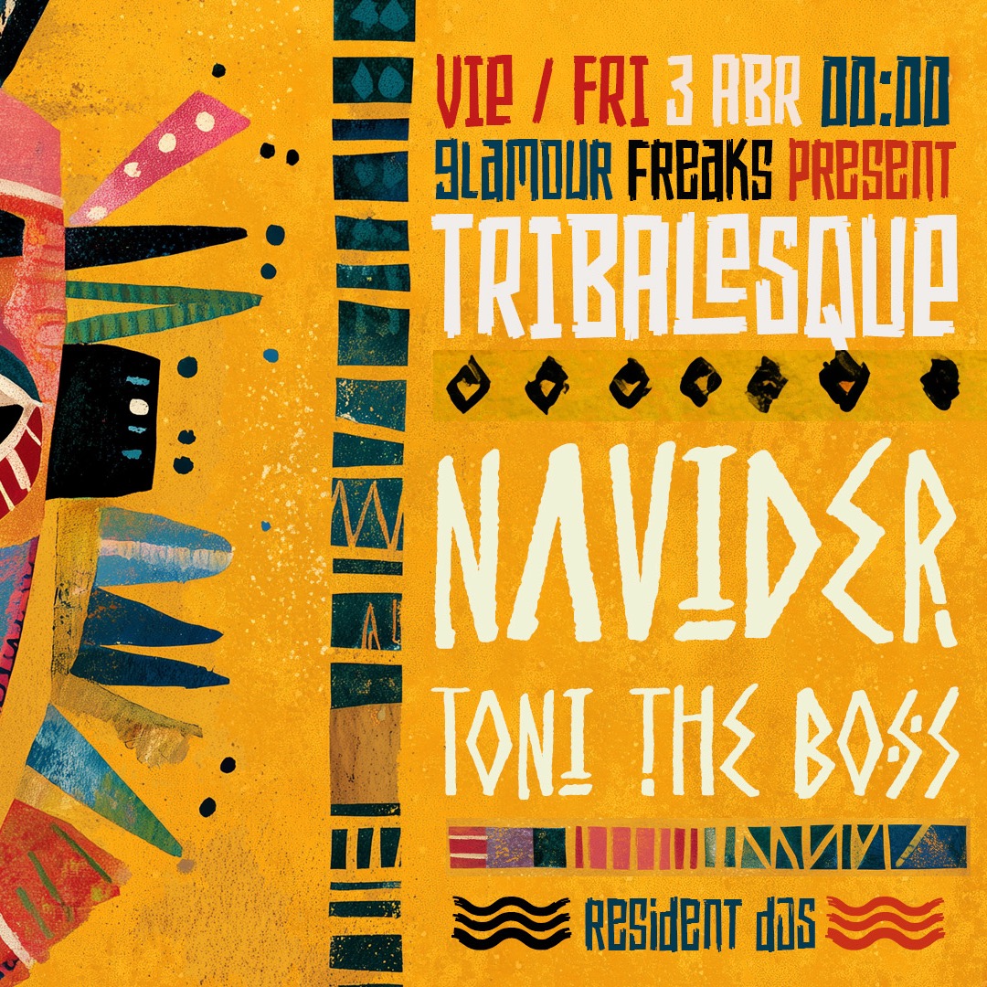 Cartel oficial del evento Tribalesque: Navider
