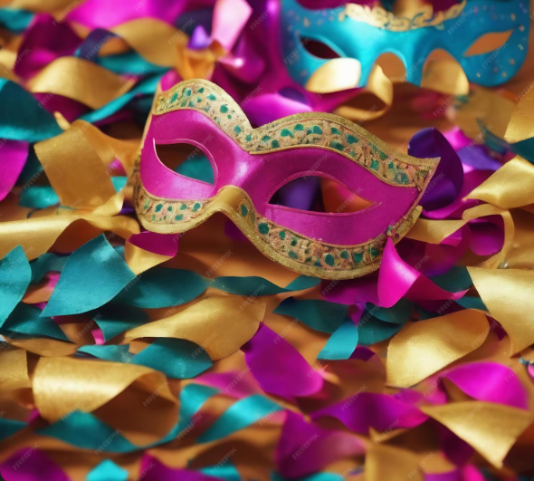 Cartaz oficial do evento Gala Mascarada