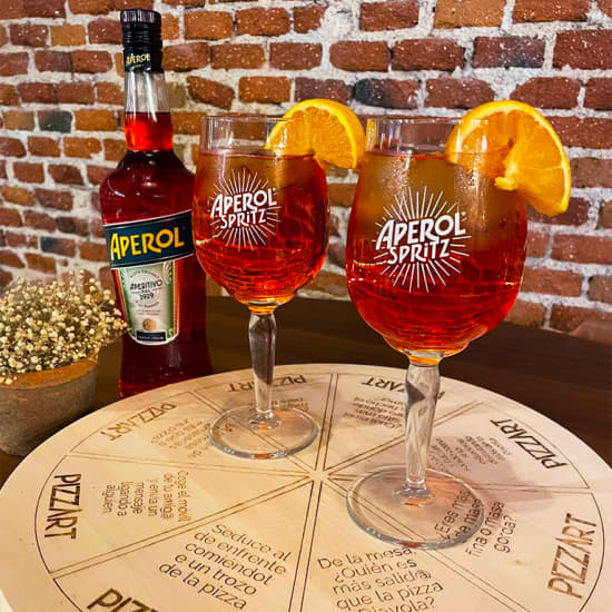 Official cover of the event Menú Ruleta Pizzart: una divertida ruleta de pizza y bebida