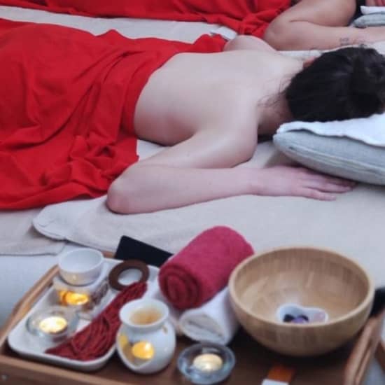 Cartel oficial del evento Masaje & Ritual para Pareja Zafiro