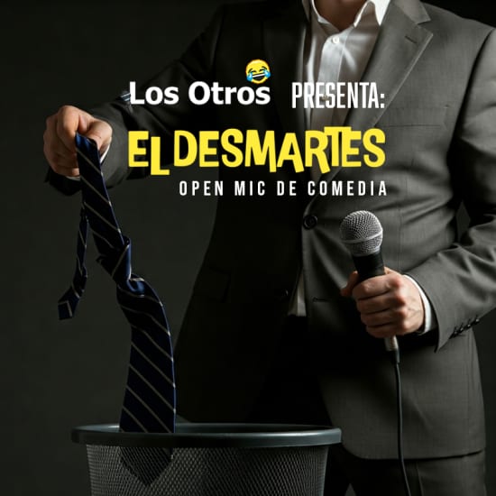 Copertina ufficiale dell'evento El DESmartes - open mic de comedia