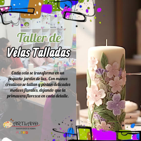 Official cover of the event Taller de Velas Talladas