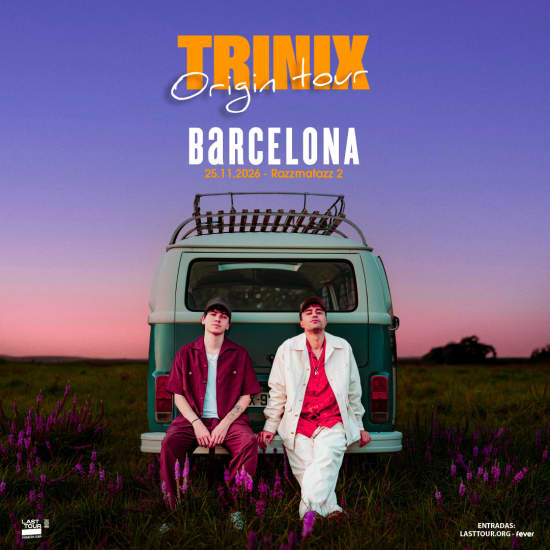 Cartel oficial del evento TRINIX en Razzmatazz 2, Barcelona 2026