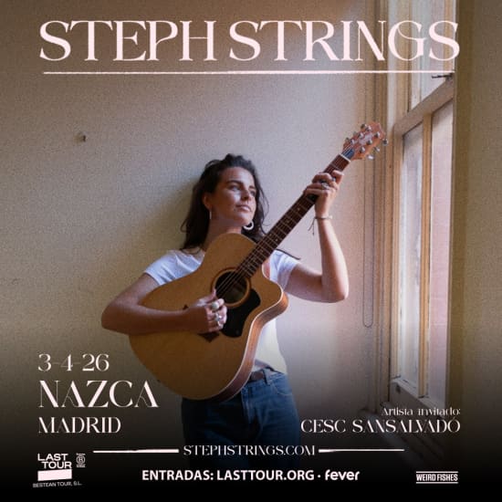 Copertina ufficiale dell'evento Steph Strings en Sala Nazca, Madrid 2026