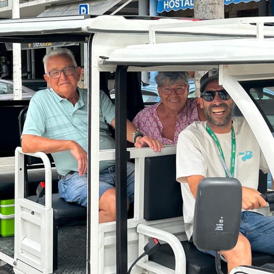 Cartel oficial del evento Tour en tuk tuk eléctrico: Málaga