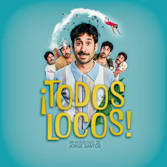 Cartel oficial del evento ¡Todos Locos! en Zaragoza