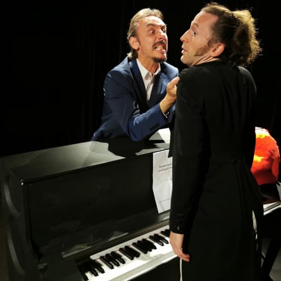 Cartel oficial del evento La musique ne sert à rien' au Rikiki Café-Théâtre