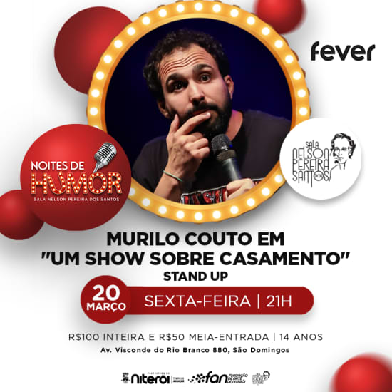 Cartel oficial del evento Murilo Couto