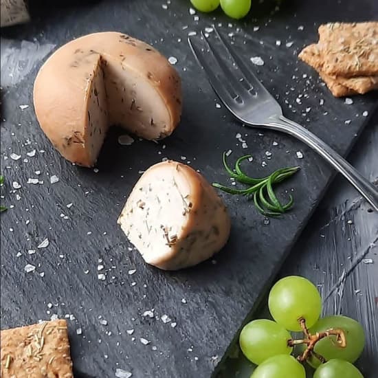 Cartaz oficial do evento Veganer "Käse" Workshop