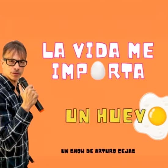 Cartaz oficial do evento La vida me importa un huevo en Black Jack Club