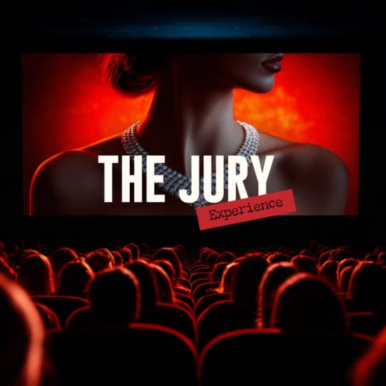 Cartel oficial del evento The Jury Experience : Diamants, mensonges et un mort