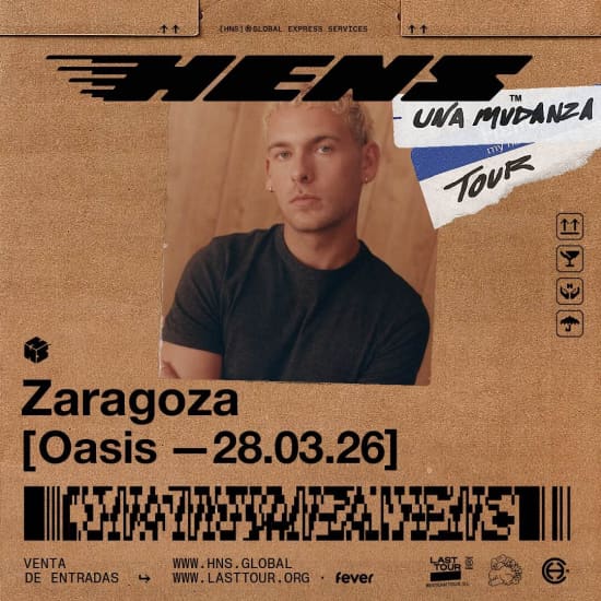 Official cover of the event Hens en Sala Oasis, Zaragoza 2026