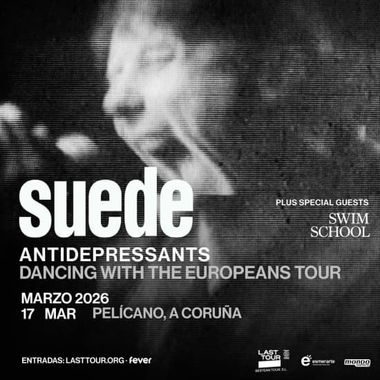 Suede en Sala Pelícano, A Coruña 2026