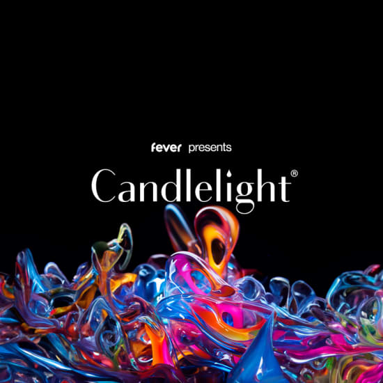 Cartel oficial del evento Candlelight: Historia del Pop