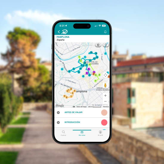 Cartel oficial del evento TOP Pamplona: Visita Guiada con tu móvil