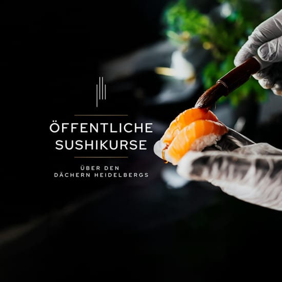 Offizielles Cover des Events Öffentliche Sushikurse über den Dächern Heidelbergs