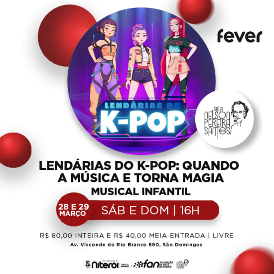 Official cover of the event LENDÁRIAS DO K-POP:QUANDO A MÚSICA SE TORNA MAGIA