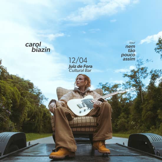 Carol Biazin Tour 2026 - Juiz de Fora