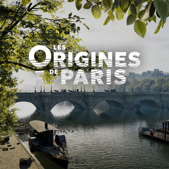 Cartaz oficial do evento Les Origines de Paris : visite guidée en réalité virtuelle des bords de Seine