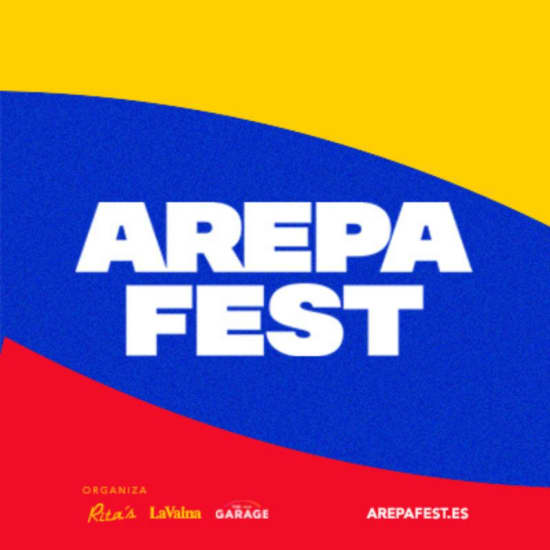 Cartel oficial del evento Arepa Fest by Rita's
