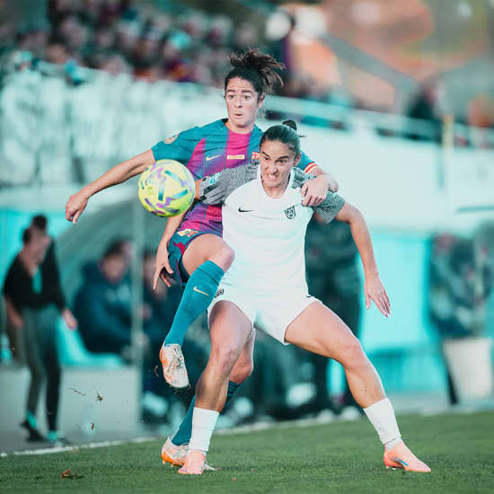 Cartel oficial del evento Semifinal de la Copa de la Reina: FC Badalona Women x FC Barcelona