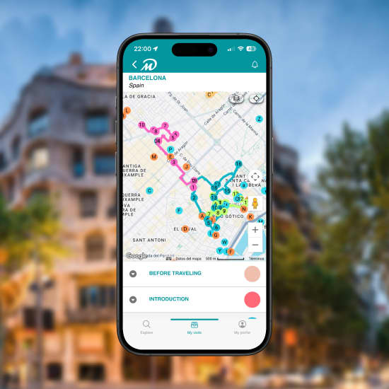 Cartel oficial del evento TOP Barcelona: Visita Guiada con tu móvil