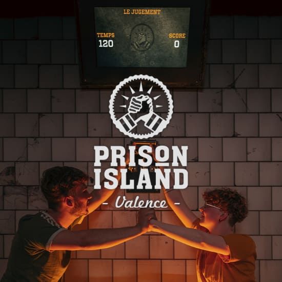 Cartaz oficial do evento Prison Island Valence