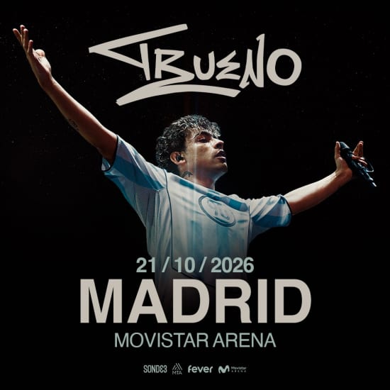 Cartaz oficial do evento Trueno en Movistar Arena, Madrid