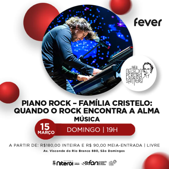 Cartel oficial del evento Piano Rock – Solo